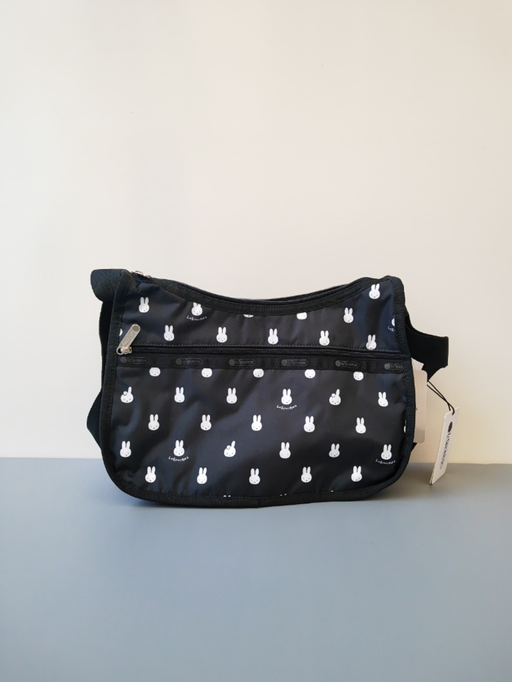 LeSportsac Miffy Black Classic Hobo Bag NWT